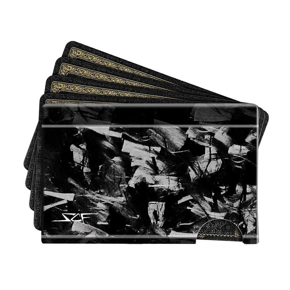 Forged Carbon Fiber Cash & Card Slim Wallet - Smartdealz - 